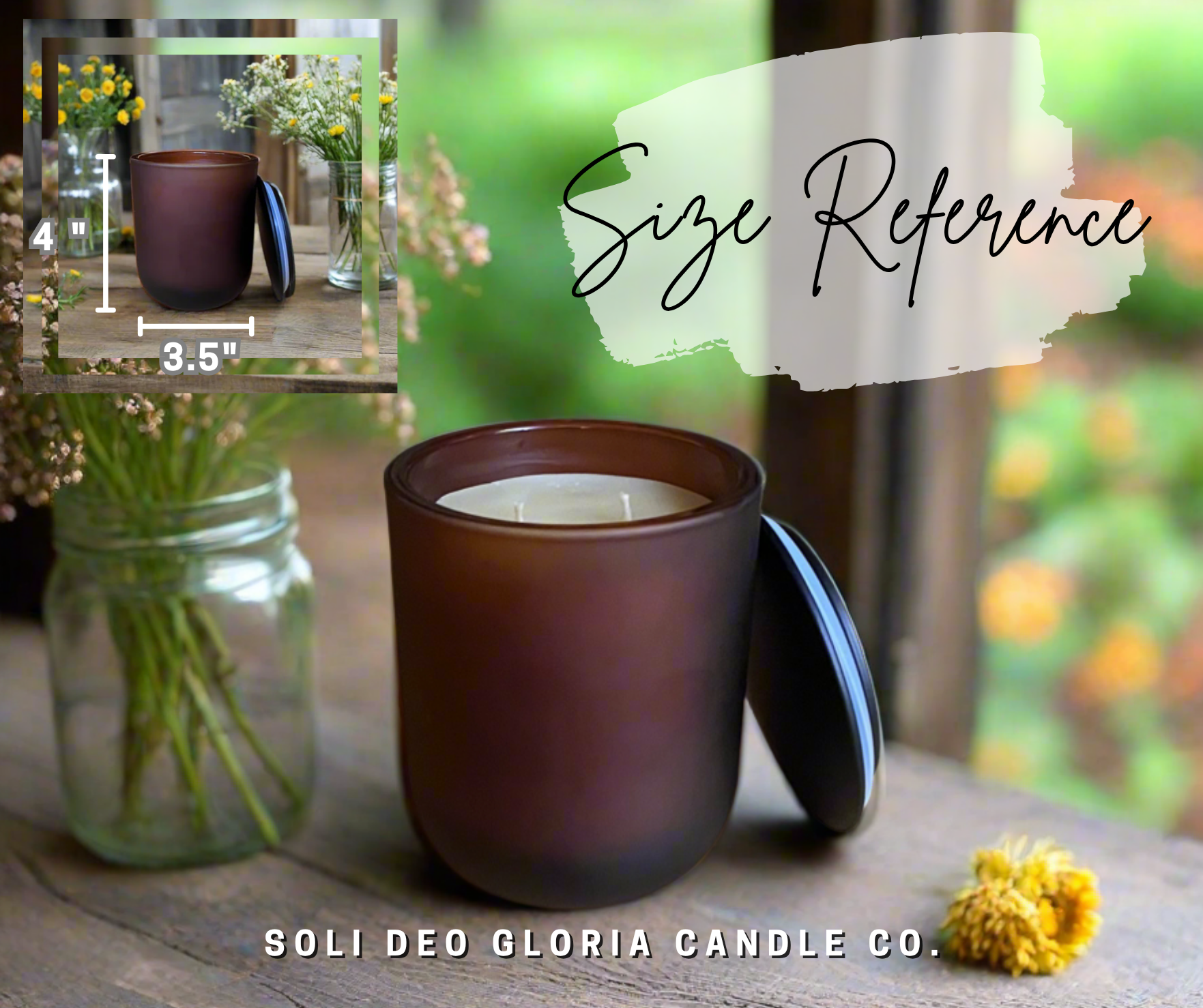Warm Vanilla Beeswax Candle | Plant Extract Infused